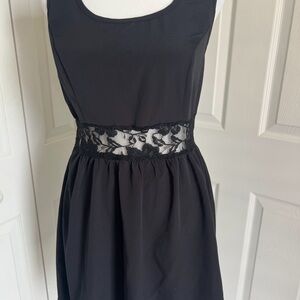 Elegant Black Lace Dress
